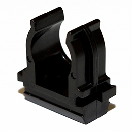 Держатель с защелкой, д.20мм, черный